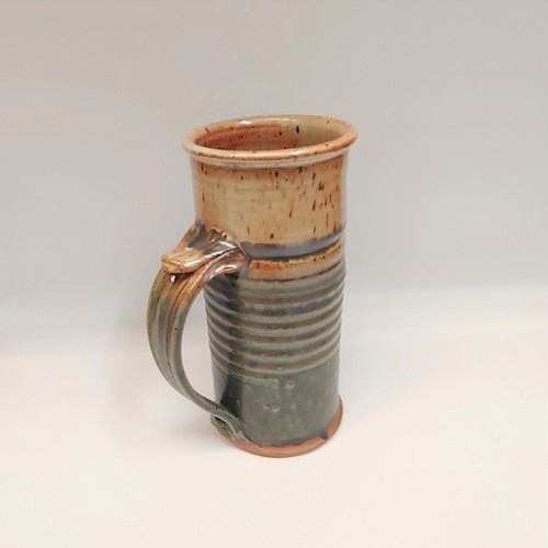 #220524 Beer Stein Tan/Green $22 at Hunter Wolff Gallery